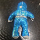 Vntg 1997 Intel Bunny People Figure Broken No Keychain Figure Blue