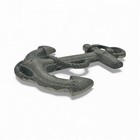 Large  Silver Cast Iron Anchor - Wall D  cor
