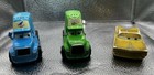 Lot Of 12 Disney Pixar Diecast Cars Lightning Mcqueen Tow Mater Red Dinoco Look