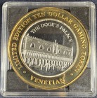 Venetian Las Vegas Nv Millennium  10 Gaming Token  999 Silver Strike  6 Troy Oz