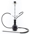 2- Hose Unique Diamond Shisha Style Black Laser Pipe Hookah  Best Buy Nargila Bl