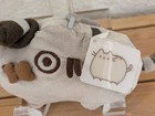 Gund Pusheen Fancy Grey Cat Plush Stuffed Animal Backpack Clip New tags