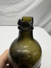 Antique Chipped 1850 s Mineral Water Bottle   gw Weston  Pontil - Saratoga  Ny