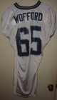 Matt Wofford  rice Owls   65 2012 Game Used worn Football Jersey  size Large 