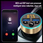 Car Fm Transmitter Bluetooth 5 0 Modulator Aux Usb Mp3 Player Hands-free Kit