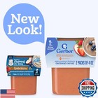 Gerber Stage 2 Baby Food  Apple Strawberry Blueberry Oatmeal Cereal Tubs  Iro