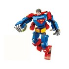 Superhero  Mech Action Figure Building Blocks Diy Model Bricks Minifigures Toy