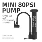 Mtb Bicycle Pump 80 Psi     Portable Mini Bike Tire Inflator Manual Hand Air Pump