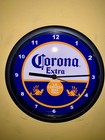 Corona Extra Cerveza Beer Bar Tavern Man Cave Clock Advertising Sign