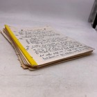 Vintage Medicine Science Note Term Papers School 1960s Class Handwritten Cursive