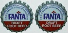 Soda Pop Bottle Caps Lot Of 12 Fanta Root Beer By Coca Cola Unused New Old Stock