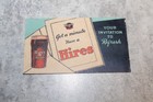 Rare 1940 s Hires Root Beer Free Drink Card