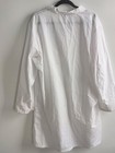 Fashion Seal Healthcare Unisex Lab Coat White Pockets Button Up Size Large Nwt