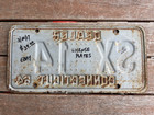 1964 Connecticut Dealer License Plate Sx 14