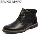 Bruno Marc Men s Chukka Work Boots Dress Boots Leather Durable Formal Shoes