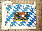 6x9  Oktoberfest Bavaria Lion Crest Flag Festive Blue And White Checkered Banner