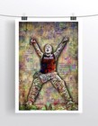 Iron Maiden Bruce Dickinson Poster 8x12in Maiden Poster  Tribute  Free Shipping