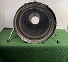 Reuther   20    Silver Bass Drum  Percussion See Details As Is