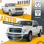 Front Bumper W led Fog Lights Assembly Compatible With 2009-2014 Ford F150 Crew 