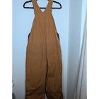 Carhartt R02 Duck Bib Quilt Lined Canvas Overall Youth L