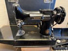 1950 Singer Featherweight 221 Sewing Machine Aj Series Vintage With Extras
