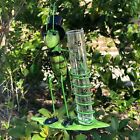 Rain Gauge Garden Metal Stake Decorative Grasshopper Outdoor Yard Decor