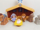 Fisher Price Little People Playset Nativity Set Manger Baby Jesus Camel Angel
