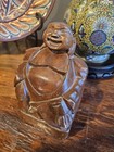 Vintage Chinese Wood Carved Buddha Figure Statue China