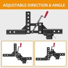 Manual Implement Lift  atv utv Lift System 1-point Quick Attach  fit 2  Receiver