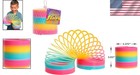 Fun And Colorful 5-inch Rainbow Slinky - Engage Kids Ages 5  In Playful Learning
