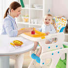 3 In 1  Adjustable Baby High Chair Seat Convertible Toddler Feeding Tray