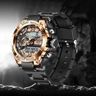 Men s Sports Watch Waterproof Led Digital Date Week Military Tactical Wristwatch