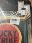 Vintage Lucky Strike Cigarettes Metal Tin Sign - 8x12 Inches