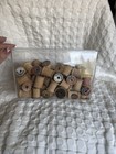 Vintage Wooden Thread Spools Mixed Assorted Lot