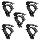 5 Pack 2  Black Dj Stage Lighting Clamps  Truss Clamp  Par Light Mount Hook  Hea