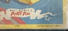 Vintage Wdp Disney Peter Pan Frame - Tray Picture Puzzle Nana  1950 s
