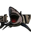 Original Great White 8 5 Inch Sticker Decal - Killer Roots For Killer Plants