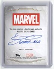 Captain America Topps Marvel Sketch Card By George Vega 1 1 One Of One