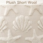 Shell Starfish Throw Pillow Covers Set Of 2 20  X 20   pack Of 2  Cream Beige