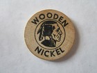 1968 Village Of Plain City Ohio 150th Anniversary Wooden Nickel