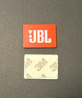 2 Pcs Aluminum Sticker Label Emblem Decal For Jbl 34mm X 24mm