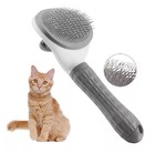 2pcs Pets Hair Grooming Massage Deshedding Clean Brush Hair Remover Dog Cat Comb