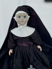 8 Nun Doll  Dressed In Habit  Stands Up  Good Condition  Eyes Open And Close  