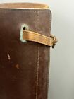Rare Antique 1920   s Brown Leather Half Chaps Possibly Military 