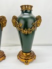 Pr  French Empire Revival Patinated   Gilt-bronze Vases By Fumi  re Et Cie  Paris
