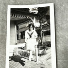 Woman Wearing Nautical Dress 1920s Fashion Vintage Photo D792
