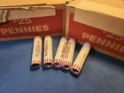 Unopened  Fed Sealed 5 Rolls Of Pennies   2 50  Find Wheat  Error  Copper Coins