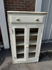 Antique Primitive Wooden Cabinet Vintage Open Frame Cupboard Shabby Chic