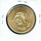 1948 Mexico 5 Peso Cuauht  moc Silver Coin  12 Bu Ms