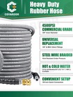 Coyardor 4500 Psi Pressure Washer Hose For Hot Water 3 8  Non Marking Rubber